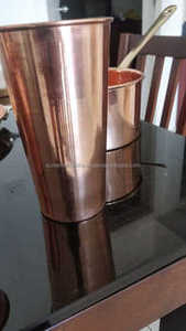 Elegante jarra de cerveza de metal de cobre de acero inoxidable con acabado Chapado en cobre Ideal para accesorios de Bar y uso en restaurante - Product Image 5