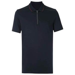 Camiseta Polo de algodón 100% para hombre con logotipo bordado personalizado, diseño de camiseta lisa - Product Image 1