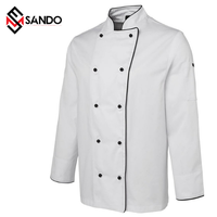 Chaqueta de chef con logotipo personalizado, ropa de cocina para hotel y restaurantes, ropa de cocina, al mejor precio, venta al por mayor