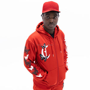 Conjunto Deportivo Informal de Felpa para Hombre, Talla Grande, con Logotipo Personalizado, Unisex, con Sudadera con Capucha, 100% Algodón, Transpirable y de Secado Rápido, Cintura Elástica - Product Image 5