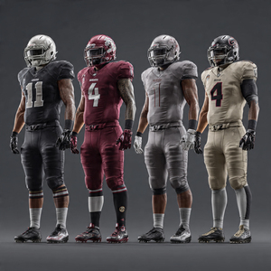 Vêtements de sport, uniformes américains, OEM, numéro d'équipe, uniforme de football, shorts d'entraînement, manches courtes, uniforme américain - Product Image 1