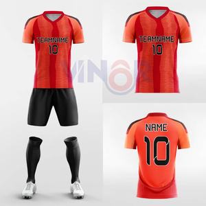 ชุดยูนิฟอร์มฟุตบอลสำหรับทุกเพศชุดเสื้อกางเกงสโมสรฟุตบอลโพลีเอสเตอร์ออกแบบโลโก้ได้ตามต้องการ - Product Image 5