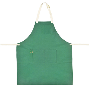 Delantal de cocina de lona de algodón resistente al agua con logotipo personalizado de alta calidad para Barbero, jardín, cocina, barbacoa, cafetería - Product Image 6