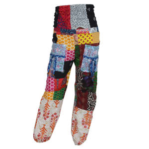 Nuevos pantalones harén indios Bohemian Tribal Aladdin Boho Yoga Hippie pantalones de algodón tailandés indio impreso algodón Harem pantalones afganos - Product Image 2
