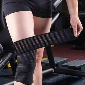 Gym Weightlifting Power Lifting Heavy Duty <b>Knee</b> Wraps <b>Neoprene</b> Breathable Compression High Quality Professional Protection - Product Image 3