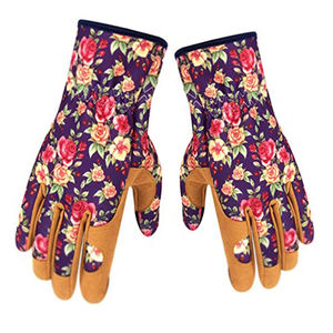 ถุงมือหนังใส่ขับรถเต็มนิ้วสีขาวหนาทนทานป้องกันการตัดถุงมือความปลอดภัยถุงมือขับรถ - Product Image 1