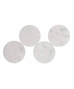 Marble Tea coaster Best Marble Coasters With Acacia Wood in Round Shape for Your Drinks Beverages <b>Wine</b> and Bar <b>Glass</b> Kitchenware - Product Image 3