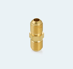 BrassBlizz Écrou à sertir 5/16 X 5/16, filetage 1/2 - 20, 45° °   Raccord en laiton SAE 1200 PSI pour la climatisation et la réfrigération - Product Image 5
