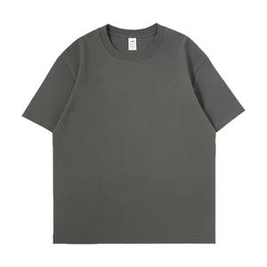 T-shirt à manches courtes à col rond uni tendance pour homme, respirant, décontracté, de qualité supérieure, marque haut de gamme, nouvelle arrivée automne - Product Image 2