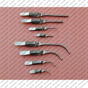 DeBakey Bulldog Pinces vasculaires manuelles en acier inoxydable Jeu de pinces vasculaires micro atraumatiques droites et incurvées 8 pièces - Product Image 2