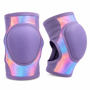 Genouillères de danse en polyester/nylon/spandex doux, genouillères de volley-ball respirantes, genouillères de yoga en mousse épaisse, genouillères de soutien pour filles W - Product Image 4
