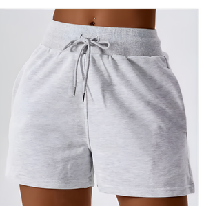 Pantalones cortos deportivos personalizados OEM de talla grande para mujer, pantalones cortos holgados para yoga y correr, pantalones cortos de motorista, ropa deportiva transpirable de verano - Product Image 4