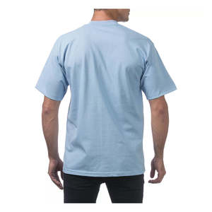 Vêtements pour hommes sur mesure, t-shirt de haute qualité 100% coton, col rond, manches courtes, grande taille, différentes couleurs, design vierge - Product Image 2