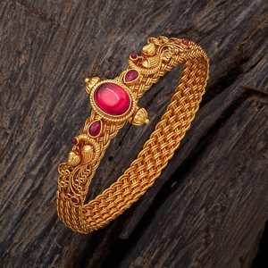 Objet de collection culturel, Kada en argent de style temple 167577, Design de bijoux - Product Image 5
