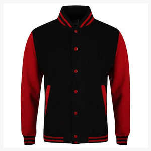 Chaqueta universitaria de lona con patrón sólido informal, cuello levantado, tejido de ganchillo, decoración de botones, secado rápido, transpirable, respetuoso con el medio ambiente - Product Image 5