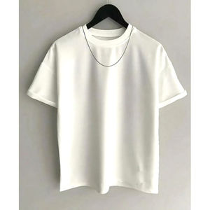 เสื้อยืดโอเวอร์ไซส์อินเทรนด์ระบายอากาศสําหรับผู้ชายเสื้อยืดทรงหลวมสไตล์ถุงลงเสื้อทีไหล่ตกอัตราขายส่ง OEM - Product Image 5