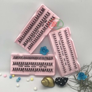 Vietnam Wholesale Good Price Hand Made Natural Long Mink Silk Individual False <b>Lashes</b> <b>Cluster</b> Eyelash Extensions Flare Eyelash - Product Image 4