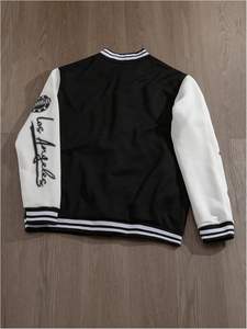 Vente en gros de veste universitaire fabricant de veste universitaire à broderie personnalisée mode à la mode OEM fournisseur de veste universitaire de haute qualité - Product Image 2