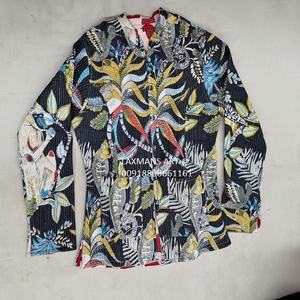 Chaquetas de algodón kantha DE LA India, chaquetas de invierno de algodón para mujer, chaquetas de trabajo kantha DE LA India, chaqueta estampada de la India, chaqueta Bohemia - Product Image 1