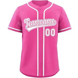 Camiseta de béisbol vintage con sublimación personalizada para hombres, camisetas de béisbol de secado rápido transpirables de poliéster con botones para jóvenes, calidad superior - Product Image 3