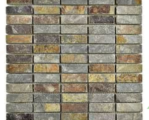 Carreaux de mosaïque en ardoise verte Zeera de qualité supérieure pour la décoration intérieure et extérieure moderne des murs et des sols à prix compétitif - Product Image 4