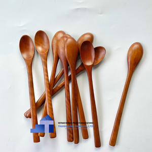 Cuillères en bois de cuisine durables les plus vendues ensemble de cuillères en bois outils de cuisine cuillère du fabricant vietnamien en gros - Product Image 2