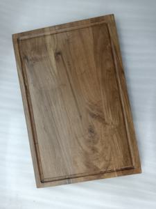 Planche à découper rectangulaire en bois d'acacia massif, présentoir de charcuterie écologique et sans danger pour les aliments, ensemble de vaisselle à base de jus de fruits - Product Image 5