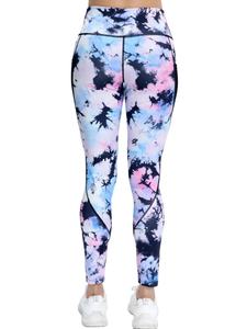 Leggings de yoga pour femmes grande taille, imprimés personnalisés, taille haute, coupe ajustée, confortables, séchage rapide, vente en gros de leggings de yoga - Product Image 3