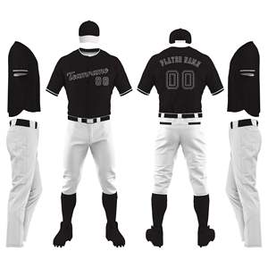 Nouvelle arrivée uniforme de baseball personnalisé avec logo d'équipe pour les jeunes et les adultes 100% polyester uniforme de baseball au design personnalisé - Product Image 1