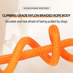 Correas de Nailon para Entrenamiento de Mascotas, Cadena LED, Collares Dobles Todo en Uno, Correa de Cuero para Perros con Manos Libres y Mango Suave - Product Image 4