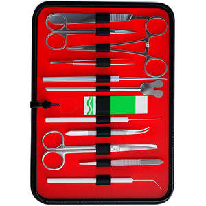 Precios al por mayor Juego de disección Kits de disección de laboratorio de acero inoxidable Instrumentos quirúrgicos para estudiantes de medicina - Product Image 5