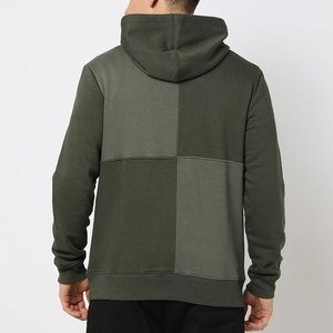 Sudadera con capucha de bloque de Color de estilo sin esfuerzo al por mayor de alta calidad para hombre, sudadera térmica ligera transpirable personalizada para hombre - Product Image 3
