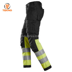 กางเกงขายาวใส่ทำงานทุกเพศกางเกงเซฟตี้หลายกระเป๋าสำหรับผู้ชายกางเกงใส่ทำงานขายดี2025บริการ OEM - Product Image 6