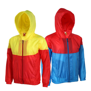 Coupe-vent personnalisé bon marché de belle conception veste imperméable coupe-vent multicolore pour hommes coupe-vent - Product Image 5