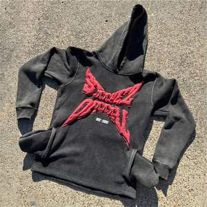 Custom Heavyweight Streetwear Hoodie Acid Wash Design Sun Faded Vintage Look Oversized Fit Impermeable - Product Image 1