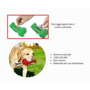 Juguete Masticable de Goma Natural Resistente para Perros Grandes, con Silbato, Anti-Estrés, Limpieza Dental, Producto Promocional para Mascotas - Product Image 5