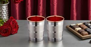Gobelet à eau en verre à cocktail moderne en acier et cuivre fait à la main Avantages pour la santé de luxe pour les gobelets de bière - Product Image 6