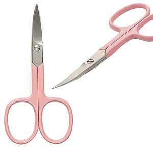 Pink Nail Scissors High Quality Cuticle Scissors Stainless Steel Beauty Best Manicure Scissors Nail Cutting Tools