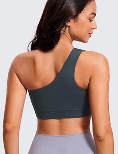 Conjunto de Sujetador deportivo cómodo de talla grande para mujer, sujetador de Fitness con hebilla trasera ajustable, Sujetador deportivo hueco con copa semifija absorbente - Product Image 3