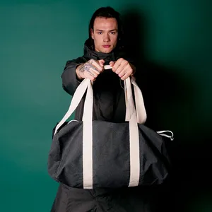 Sacche Sportive Promozionali Sostenibili in Tessuto Mandarino con Coulisse per Gadget - Product Image 3