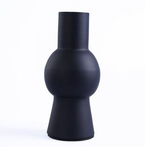 Black Flower <b>Vase</b> High Quality Bulk Quantity <b>Unique</b> Modern festive decor usage home decorative table decor hand made india - Product Image 1