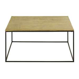 Mesa de centro cuadrada de hierro y metal de alta calidad para sala de estar, con acabado antiguo a los mejores precios, diseño más vendido - Product Image 1