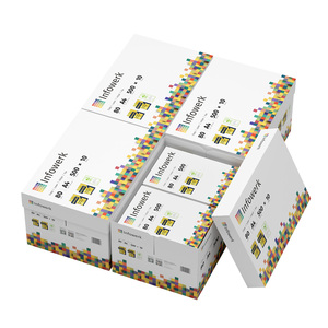 Infowerk A4 80gsm เครื่องพิมพ์พรีเมี่ยมและกระดาษถ่ายเอกสาร20000แผ่นความขาวสูง CIE160ผ่านการรับรอง pefc - Product Image 2