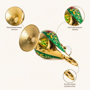 Lampada Genio Araba Vintage in Vetro con Contagocce Dorato |   Flacone Ricaricabile per Profumi e Oli Essenziali - Product Image 4