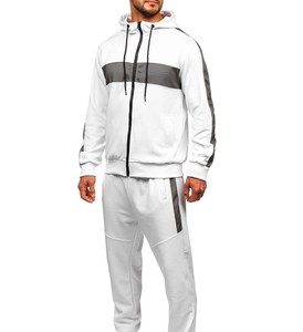 Survêtement pour homme 100% coton hommes costumes 2025 vêtements de sport survêtement capuche survêtements ensembles survêtements personnalisés - Product Image 3