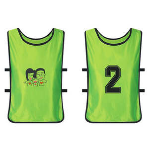 Bavoirs en maille de football respirants personnalisés Gilet d'entraînement Gilet de sport Bavoirs d'entraînement de football et de football bon marché - Product Image 1