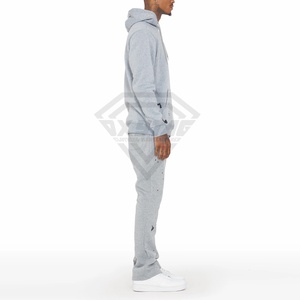 Puff Printed Flared Sweat Suits con todos los tamaños disponibles Nueva llegada Chándales Pantalón Acampanado y pulóver Conjunto de Sudadera con capucha - Product Image 3