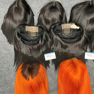 ¡PRECIO AL POR MAYOR! Pelucas Bob rectas de hueso 10-12 pulgadas Cierre de encaje de color negro naranja y natural de alta calidad - Product Image 5