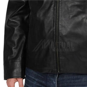 Ropa informal de alta calidad, chaquetas de cuero para hombre, Color sólido, ropa de calle más vendida, chaquetas de cuero para hombre - Product Image 5