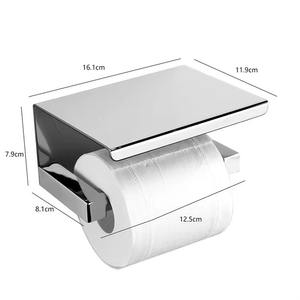 El soporte de papel higiénico de metal bien diseñado mantiene el papel higiénico en su lugar de forma segura, evitando que se enrolle o se deslice de forma inapropiada. - Product Image 4